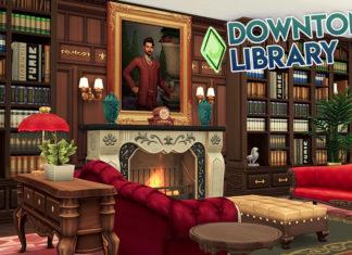 Комната-библиотека от LLAMABUILDS для Sims 4 Комната-библиотека от LLAMABUILDS для Sims 4