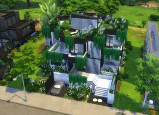 Жилой дом «Белое и черное» от alexiasi для Sims 4 Жилой дом «Белое и черное» от alexiasi для Sims 4