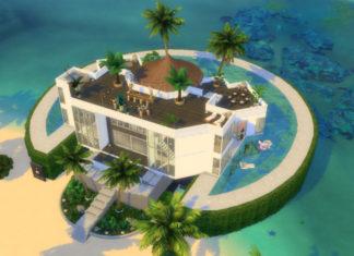Жилой дом «Голубая жемчужина» от Bellusim для Sims 4 Жилой дом «Голубая жемчужина» от Bellusim для Sims 4