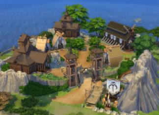 Аутентичное поселение викингов от bradybrad7 для Sims 4 Аутентичное поселение викингов от bradybrad7 для Sims 4