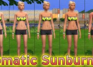 Мод «Загар» от flerb для Sims 4 Мод «Загар» от flerb для Sims 4