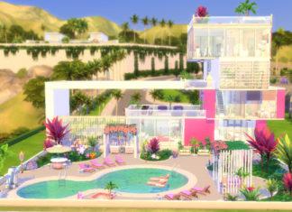Настоящий дом Барби от Bellusim для Sims 4 Настоящий дом Барби от Bellusim для Sims 4