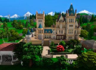 Замок эпохи Возрождения от plumbobkingdom для Sims 4 Замок эпохи Возрождения от plumbobkingdom для Sims 4