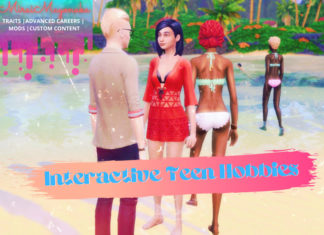Мод «Интерактивные хобби для подростков» от mirai для Sims 4 Мод «Интерактивные хобби для подростков» от mirai для Sims 4