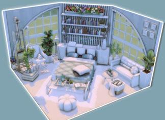 Набор комнат с платформами от amalieesims для Sims 4 Набор комнат с платформами от amalieesims для Sims 4