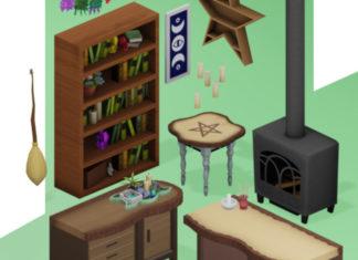 Набор мебели колдуньи от ZWHsims для Sims 4 Набор мебели колдуньи от ZWHsims для Sims 4