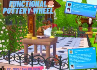 Мод «Гончарное дело или Functional Pottery Wheel» от Mirai для Sims 4 Мод «Гончарное дело или Functional Pottery Wheel» от Mirai для Sims 4