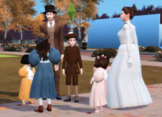 Коллекция винтажной одежды 19 века от vintagesimstress для Sims 4 Коллекция винтажной одежды 19 века от vintagesimstress для Sims 4