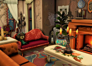 Жилой дом для участка с привидениями от RachelPedd для Sims 4 Жилой дом для участка с привидениями от RachelPedd для Sims 4
