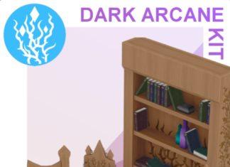 Набор мебели, декора, функциональных предметов Dark Arcane от lumenniveus для Sims 4 Набор мебели, декора, функциональных предметов Dark Arcane от lumenniveus для Sims 4
