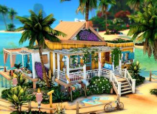 Пляжный дом Лазурного берега от sunnysimsieyt для Sims 4 Пляжный дом Лазурного берега от sunnysimsieyt для Sims 4