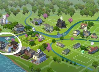 Французская улица в Виллоу Крик от bottsbotts для Sims 4 Французская улица в Виллоу Крик от bottsbotts для Sims 4