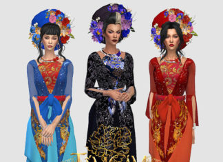 Набор одежды и аксессуаров фентези и реальность от HoangLapSims для Sims 4 Набор одежды и аксессуаров фентези и реальность от HoangLapSims для Sims 4