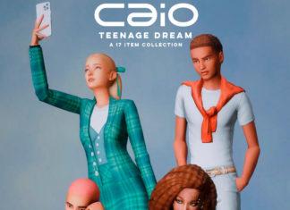 Набор подростковой одежды от Caio для Sims 4 Набор подростковой одежды от Caio для Sims 4