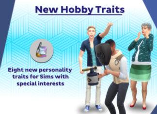 Мод «Черты характера для хобби» от kuttoe для Sims 4 Мод «Черты характера для хобби» от kuttoe для Sims 4