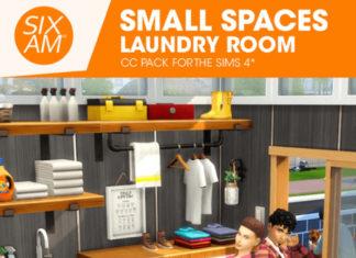 Набор 27 функциональных предметов Прачечная от SIXAM CC для Sims 4 Набор 27 функциональных предметов Прачечная от SIXAM CC для Sims 4