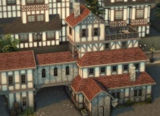 Средневековое кафе на Южной площади от helgatisha для Sims 4 Средневековое кафе на Южной площади от helgatisha для Sims 4