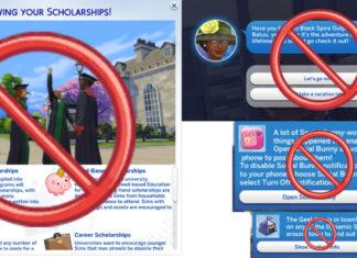 Мод «Удаление разных ненужных уведомлений и звонков» от Serra (xosdr) для Sims 4 Мод «Удаление разных ненужных уведомлений и звонков» от Serra (xosdr) для Sims 4