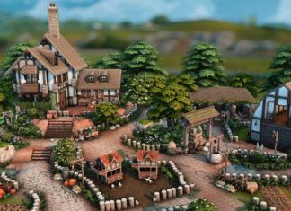 Жилой дом Средневековая фазенда от nesims для Sims 4 Жилой дом Средневековая фазенда от nesims для Sims 4