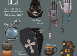 Большой набор декора для Halloween 2022 от разных авторов для Sims 4 Большой набор декора для Halloween 2022 от разных авторов для Sims 4