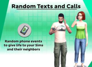 Мод «Переработка случайных звонков и смс» от kuttoe для Sims 4 Мод «Переработка случайных звонков и смс» от kuttoe для Sims 4