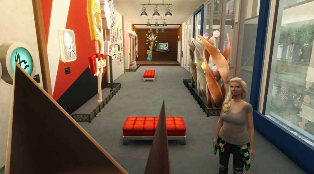 Художественная галерея/музей от amoebae для Sims 4
