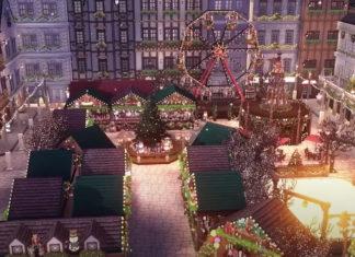 Торговая площадь и мини-парк от yukihyo6121 для Sims 4 Торговая площадь и мини-парк от yukihyo6121 для Sims 4