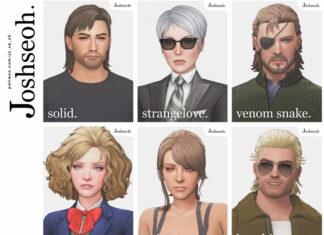 Коллекция причесок Metal Gear от JOSH для Sims 4 Коллекция причесок Metal Gear от JOSH для Sims 4