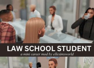 Мод «Обучение в академии права» от ellesimsworld для Sims 4 Мод «Обучение в академии права» от ellesimsworld для Sims 4